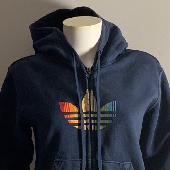 adidas Tops - Vintage Y2K Adidas Trefoil Hoodie